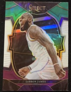 2022-23 Panini Select Basketball #26 LeBron James TRI COLOR PRIZM Lakers