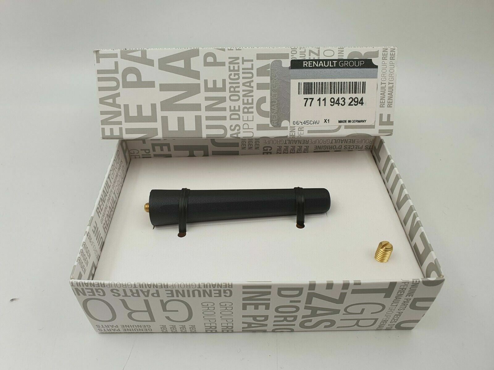 Antena de varilla corta Renault Dacia Clio Megane Laguna Scenic 7711943294