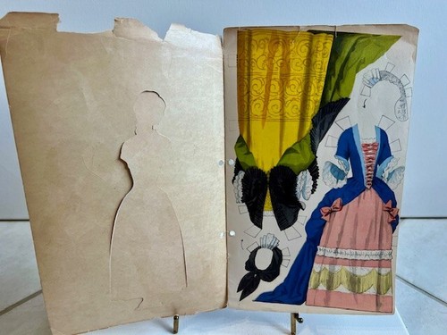 1940er ORIGINAL ANNIE LAURIE PAPIERPUPPEN R.T DIXON UNGESCHNITTEN KOMPLETT - Bild 3 von 5
