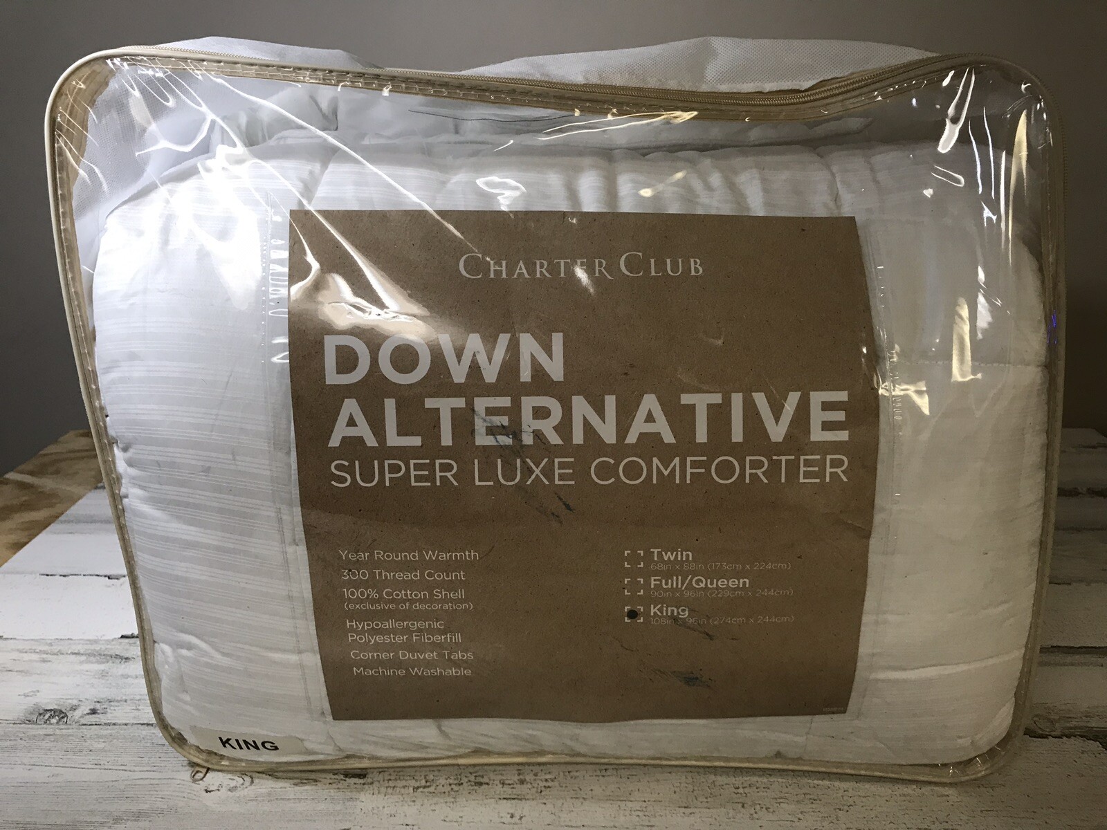 London Luxury Allergy Luxe Twin Blanket Down Alternative Anti