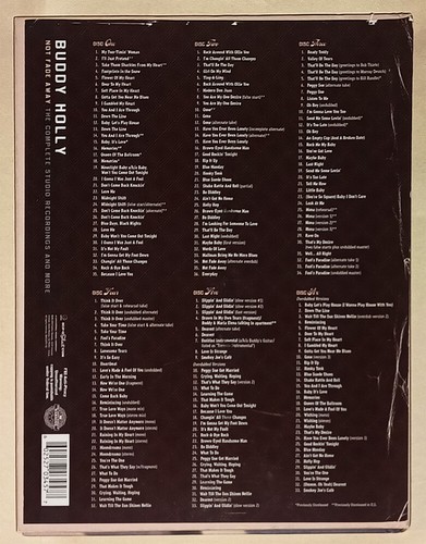 Buddy Holly Not Fade Away The Complete Studio Recordings And More Hardback 6 CDs - Picture 2 of 6