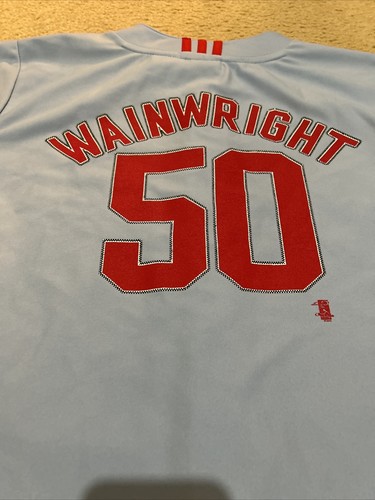 Adidas Cardinals 50 Wainwright Baseball Jersey Youth XL 18/20 Athletic Blue - Bild 22 von 24