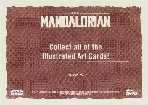 The Child (#4) | 2020 The Mandalorian Journey of the Child | Art Card Green | NM - Picture 2 of 2