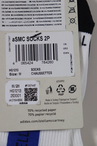 ADIDAS BY STELLA MCCARTNEY HIDDEN SOCKS 2PACK 2 PAIRS HG1213 WOMEN ALL SIZES - Picture 16 of 16