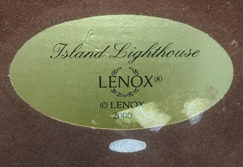 2000 Lenox "Island Lighthouse" Sculpture 10"H MINT - Picture 10 of 10