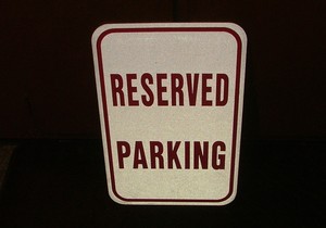Heavy Gauge Reserved Parking 12x18 inch Aluminum Signs Retail Store Heavy Gauge Reserved Parking 12x18 inch Aluminum Signs Retail Store