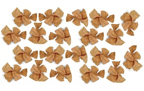 Salud dental para perros a granel cuero crudo 100 chips masticables paquetes carne pollo o natural - Imagen 8 de 28
