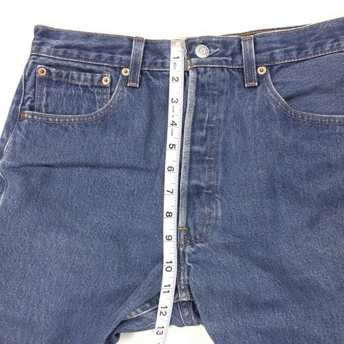 Pantalones de mezclilla Levis 501XX de colección azul para hombre talla 34 34X28 hechos en EE. UU. - Imagen 10 de 12