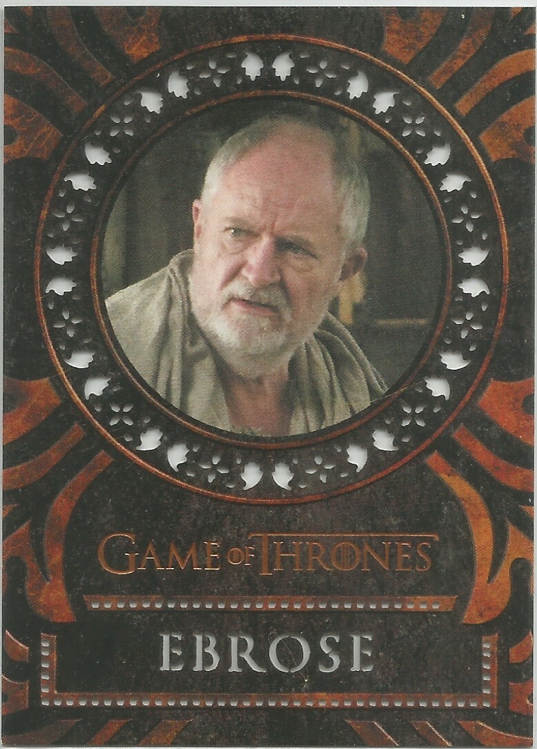 Game of Thrones Iron Anniversary L82 Ebrose Laser Cut Chase Card-image