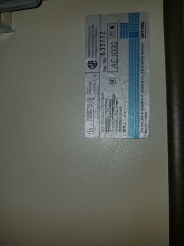 RITTAL AE 1030 APPARECCHIATURA DI CONTROLLO INDUSTRIALE AE-1030 PANNELLO DI CONTROLLO INDUSTRIALE - Foto 1 di 3