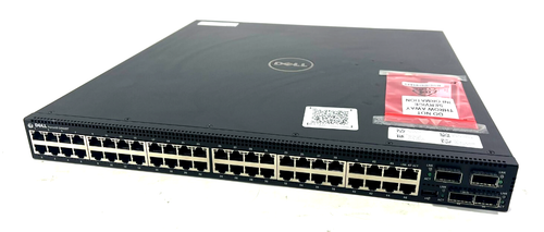 Dell 10G Base-T 1/10/40G 48-Port 4 QFP+ Switch Force10 S4820T /w Power Cable(BH)