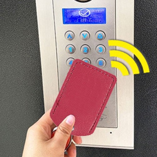 With Keychain Access Control Card Cover Case Badge Card Holders For Airtag - Picture 9 of 20