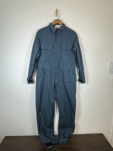 Set Of 2 Canadian Armed Forces Military Suit Coverall - Anti-fod Blue Size 7040 - Picture 4 of 14