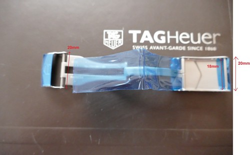 New TAG Heuer BA0421 BA0423 watch bracelet steel locking clasp SEL WG CG - Picture 13 of 15