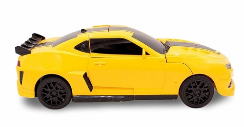 Kids RC Toy Sports Car Transforming Robot Remote Control Yellow 1:14 Scale Used - Picture 4 of 5