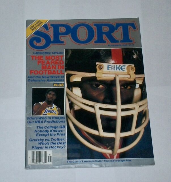 1982 No Label SPORT mag LAWRENCE TAYLOR New York GIANTS ! LT ! 1982 No Label SPORT mag LAWRENCE TAYLOR New York GIANTS ! LT !