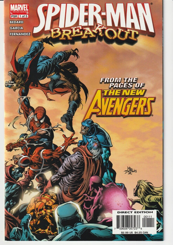 Spider-Man Breakout #1,2,3,4,5 Complete Set/Tom Bedard/Manuel Garcia/Marvel/2005 - Picture 1 of 5