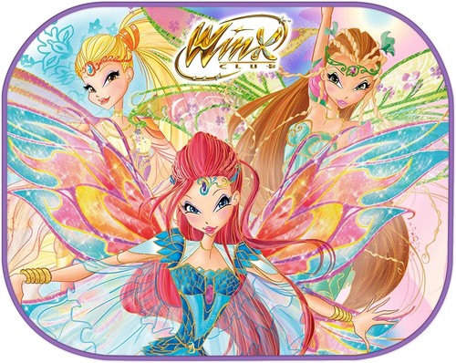 2 TENDINE PARASOLE Winx Club REGALO DI NATALE ACCESSORI AUTO per evitare piedi - Imagen 1 de 6