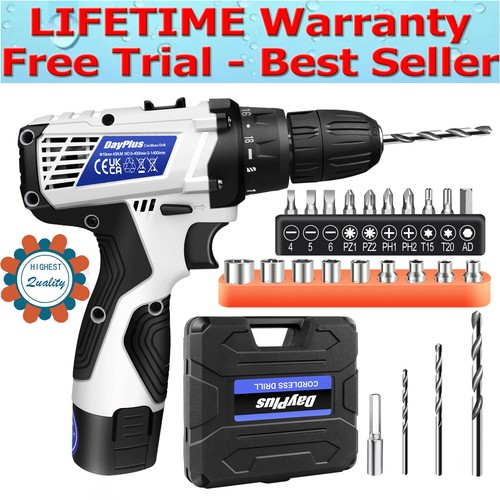 Cordless Combi Drill Electric Screwdriver Small Hand Drill Li-ion Battery 16.8V - Picture 1 of 23