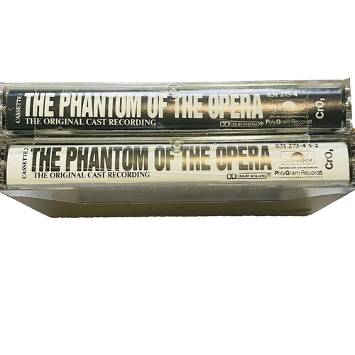 PHANTOM OF THE OPERA 1987 DOUBLE Cassette Tape One And Two Combo Tested - Picture 3 of 9