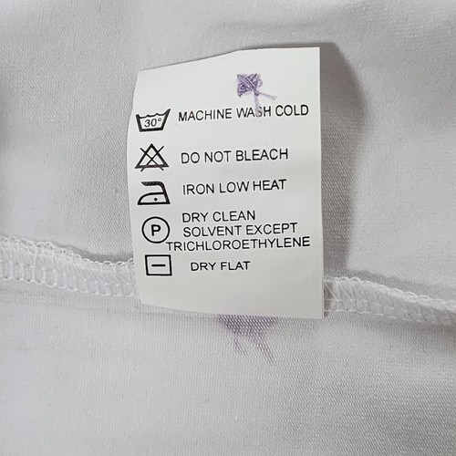Eight X Men Polo Shirt Tiger All Over Flocking Short Sleeve White Lilac XL XXL - Picture 24 of 24