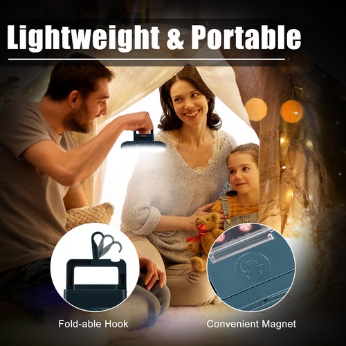 Tent Light LED Fan Lamp Portable Camping Hiking Ceiling Equipment Fan Outdoor - Picture 6 of 6