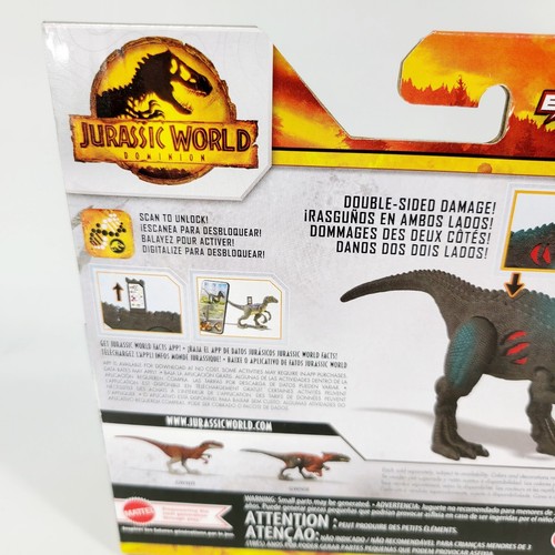 Mattel Jurassic World Dominion Daño Extremo Genyodectes Serus Dinosaurio NUEVO - Imagen 5 de 6