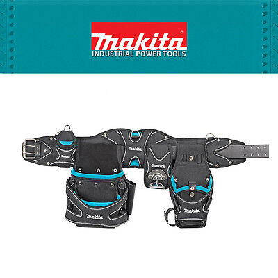 Makita Carpenter Electrician Construction Utility Tool Belt with Pouches P71897