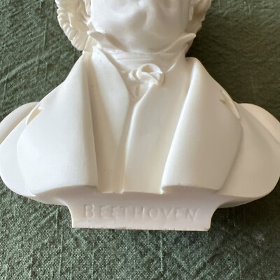 Classic Music Composer Beethoven Signed A. Giannelli Busts Rare 