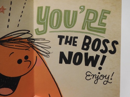 2 Cards Hallmark You've Retirement You're Now The Boss Pop Up Finger - Picture 5 of 9
