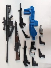 12 GI JOE 12" ACTION FIGURE 1996 Part Weapon Lot Guns Gun Machine Rifle Hand Gun