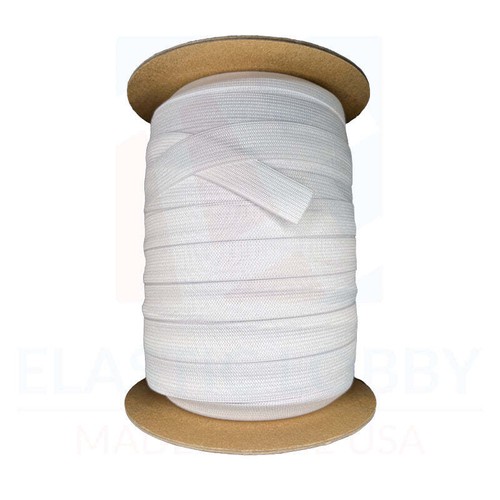 3/4" (19mm) White Knitted Elastic - US Made - Picture 2 of 10