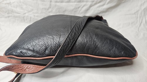 Borsa a tracolla Orvis borsa da viaggio messenger in pelle nera tracolla regolabile tote - Foto 9 di 10