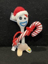 Disney Toy Story Forky Holding Candy Cane Bonnie Christmas Holiday Plush New