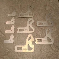 Mitutoyo Radius Gages 186-901 1/32"-1/2" SAE Stainless Hardened Steel