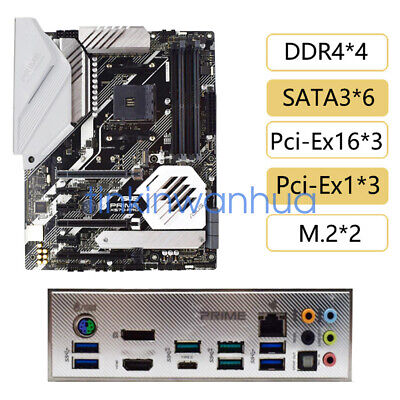 For ASUS PRIME X570-PRO Socket AM4 DDR4 DP+HDMI 3×M.2 6 For ASUS PRIME X570-PRO Socket AM4 DDR4 DP+HDMI 3×M.2 6
