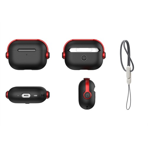 Smooth Soft TPU+PC Music Earphone Case ShockProof DropProof for Airpods 4th Gen - Picture 13 of 20