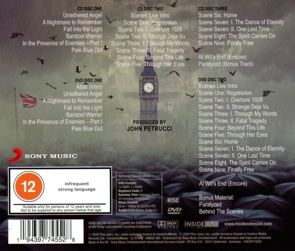 DREAM THEATER - DISTANT MEMORIES-LIVE IN LONDON 5 CD NEU - Bild 2 von 2