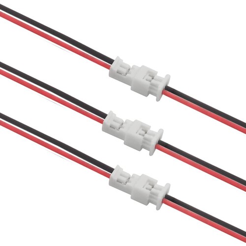 5 paia cavi connettore 1,25 mm 2 PIN femmina e maschio rosso nero per JST 5,9’’ - Foto 4 di 7