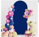 4FT Arch Backdrop Cover Pink Wedding Arch Cover Spandex Fitted Arch Cover for...