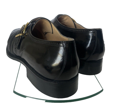 Caporicci Wingtip Toe Cup Italy Leather Dress Monk Shoes US 11 - Picture 5 of 11
