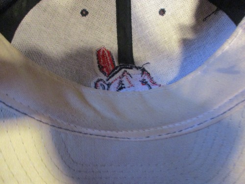Older Blue +Red Bill CLEVELAND INDIANS Old Logo Snapback Hat OSFA AmericanNeedle - Picture 4 of 4