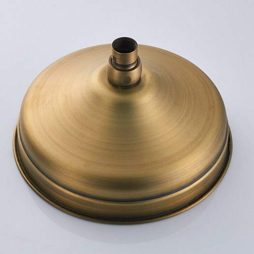 8 inch Round Antique Brass Bathroom Bath Rainfall Sprayer Shower Head - Picture 6 of 6