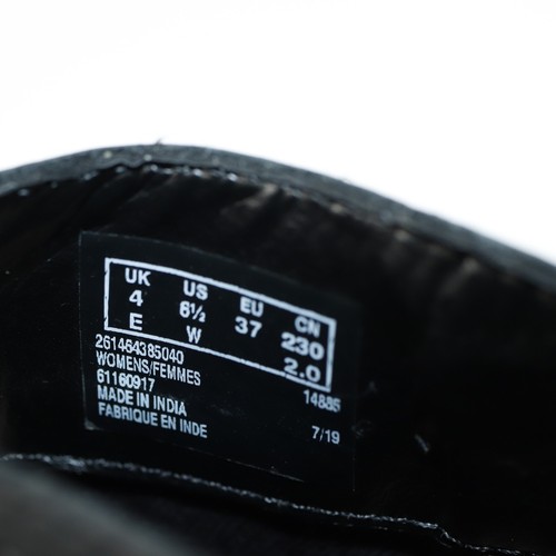 Clarks Womens Camzin Hale Boot Size 6.5 WIDE Black Leather Bootie Buckle Casual - 第 12/13 張圖片