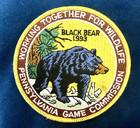 Black Bear 1993 Pennsylvania Game Commission Wildlife Hunting Patch