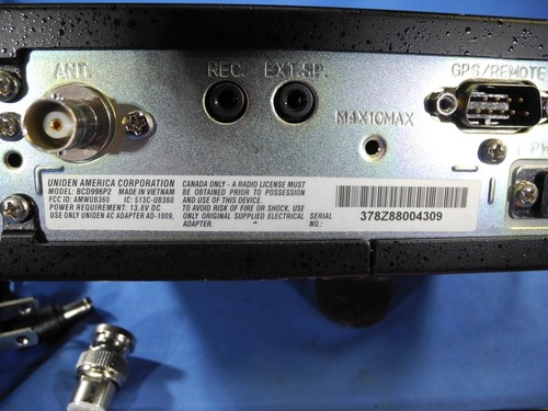 Uniden BCD996P2 Digital Mobile TrunkTracker V Scanner avec dernier firmware ! - Photo 11/18