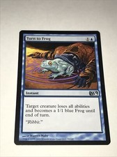 Turn to Frog -  Magic the Gathering  Card