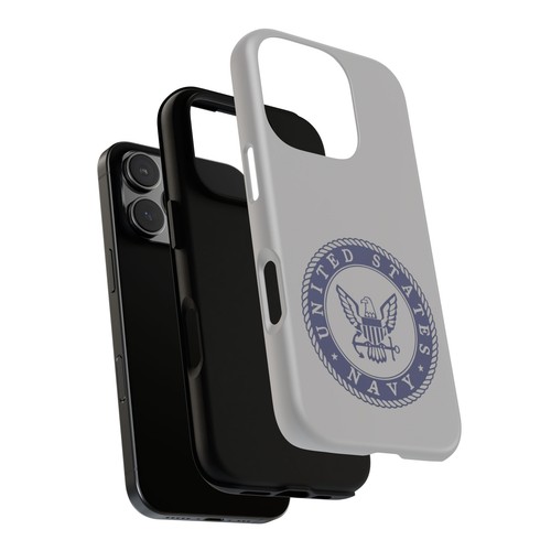 Navy Tough Phone Case, Color Options, Military Phone Cover, Retired Navy Gift - 第 6/269 張圖片