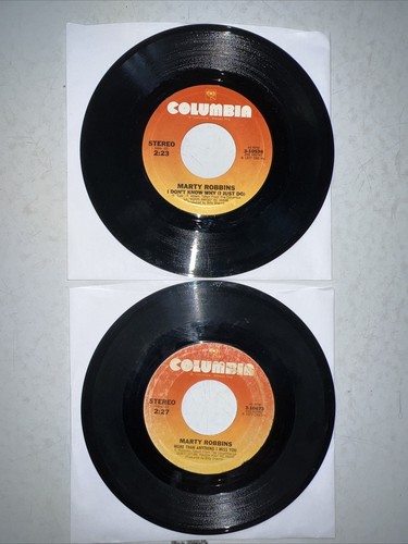 Lot x 2 MARTY ROBBINS 45 Return To Me / I Don't Know Why - Picture 2 of 6