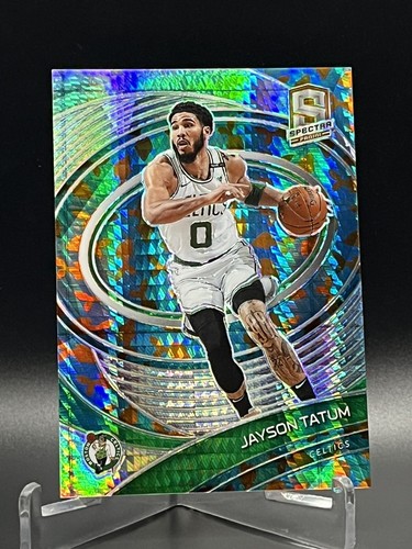 Jayson Tatum 2020-21 Panini Spectra Green Purple /49 GoldFish #67 - Bild 1 von 5